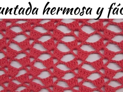 La Puntada más hermosa, fácil, rápida y Rendidora a Crochet PASO A PASO - Punto #9