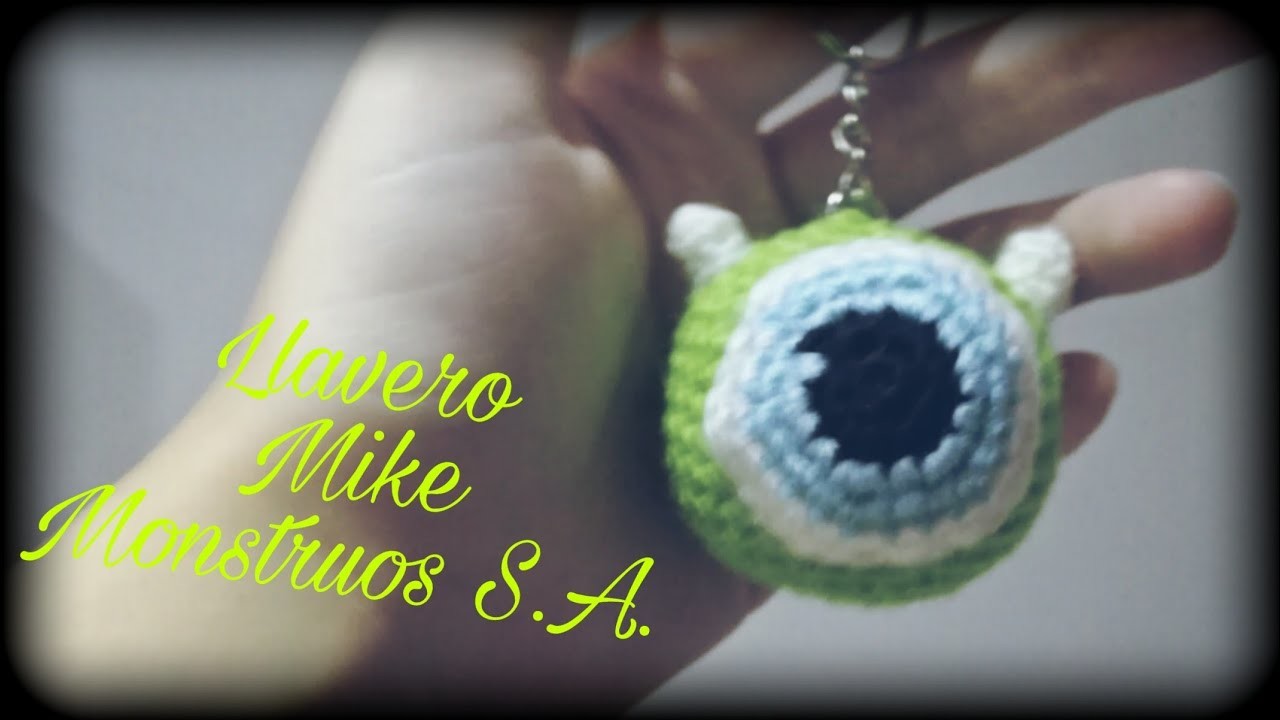 Llavero Mike de Monstruos S.A. || Crochet o ganchillo.