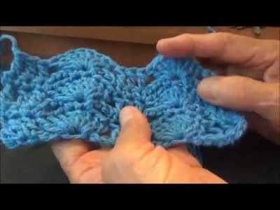 Puntada a crochet muy fácil en dos vueltas
