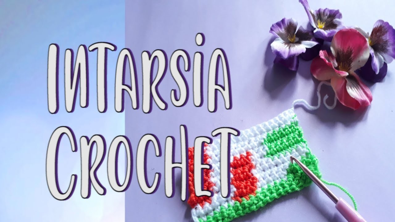 TÉCNICA INTARSIA CROCHET – Cómo tejer labor con dibujos reversible | Crochetcosas