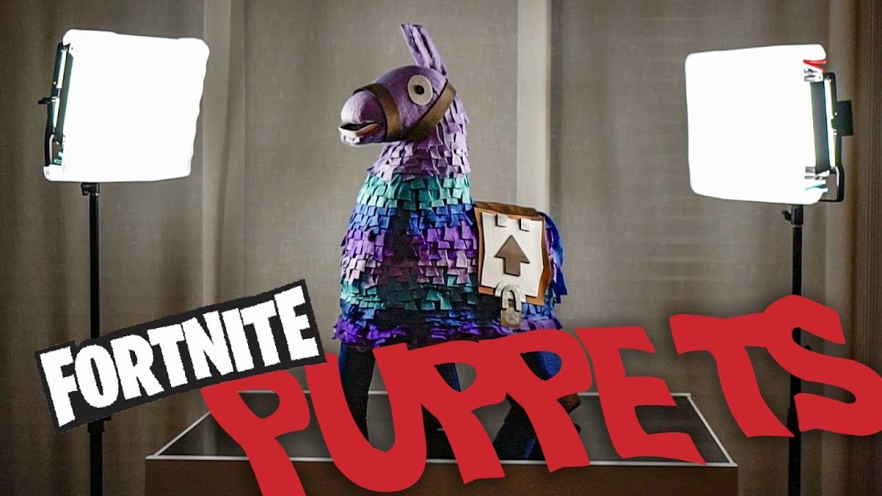 TUTORIAL PUPPETS: Fortnite llama DIY con patrones fácil (free pattern)