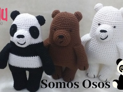 ????  Amigurumi PANDA DE SOMOS OSOS || tejido a crochet (We Bare Bears)