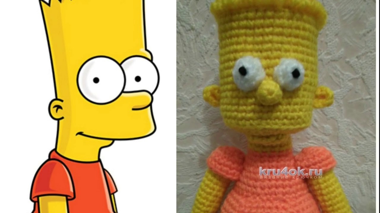 Bart Simpson amigurumi tejido a crochet