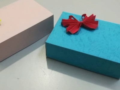 Caja de Regalo de Papel Fácil - Origami Gift Box -  how to make gift box