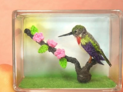 Colibri amigurumi tejido a crochet hummingbird amigurumi