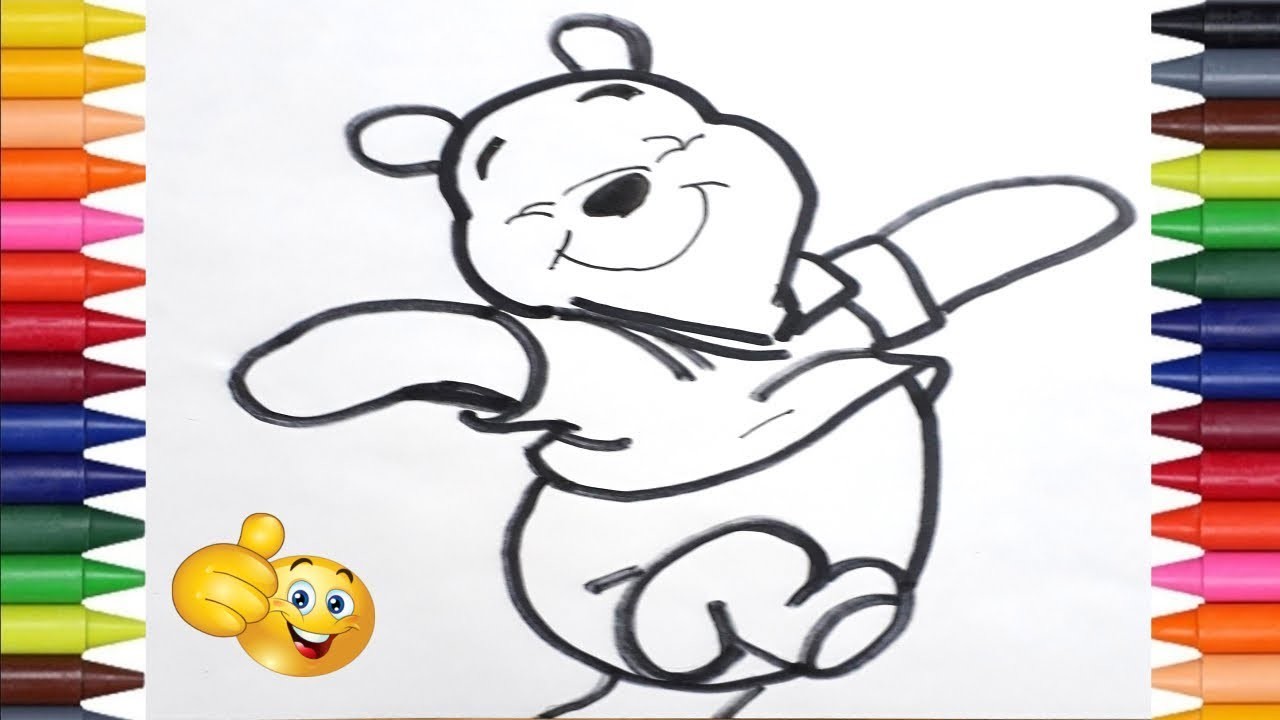 Cómo Dibujar Al Oso Winnie Pooh Paso A Paso How To Draw Winnie The Pooh Bear 