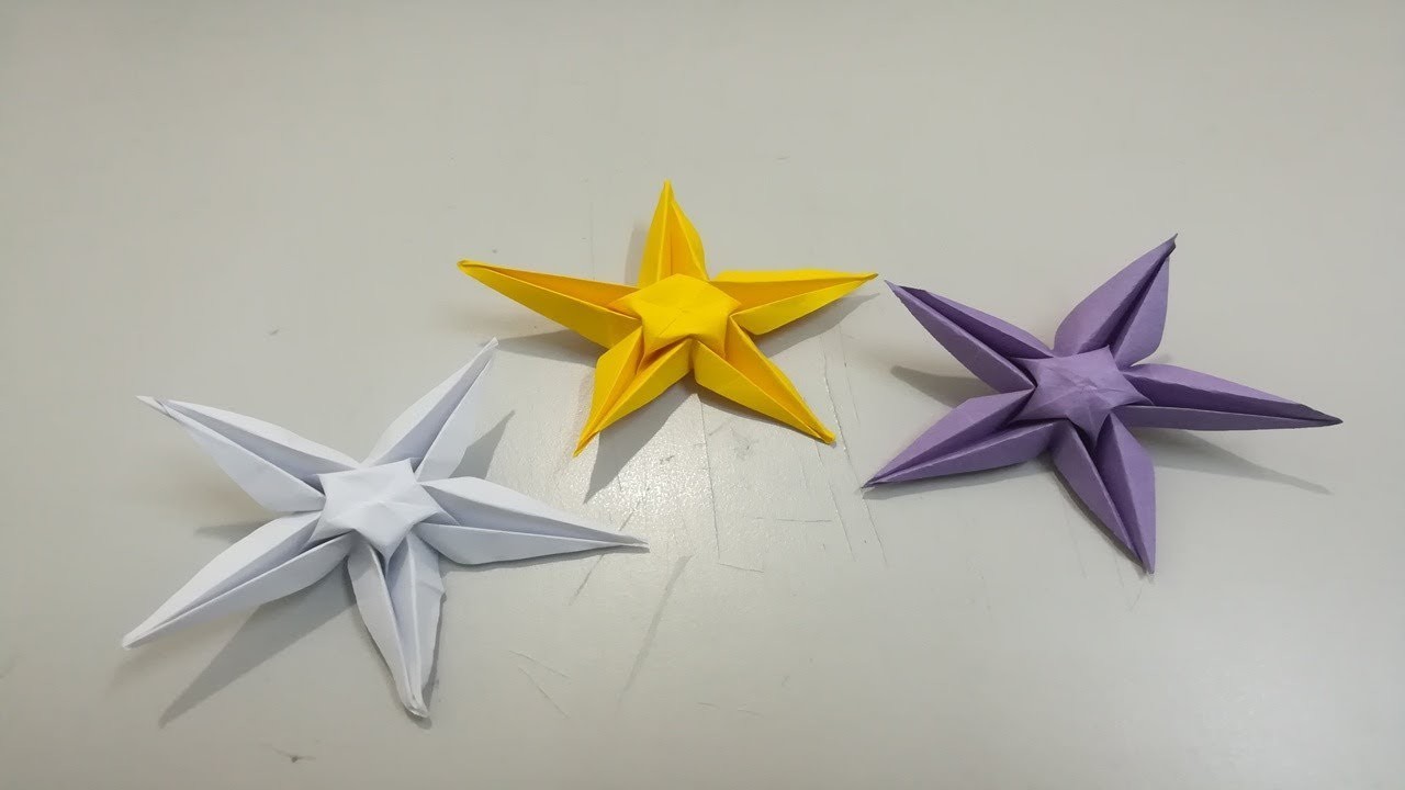 Cómo hacer Estrella de papel Origami - Paper Stars making - Diy paper Stars