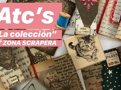 Cómo hacer Scrapbook ATC’s | SCRAPBOOK Artistic Trading Cards "La Colección"