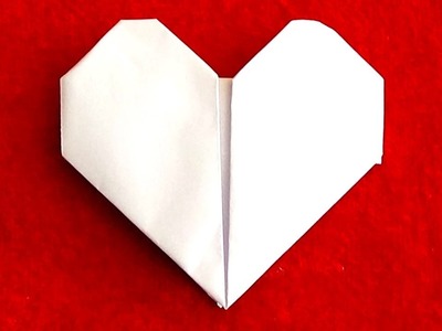 COMO HACER UN CORAZON DE PAPEL - How to make a paper heart