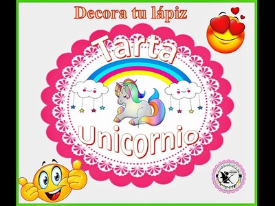 DIY - Cómo decorar tus lápices con goma eva. ( temática unicornio)