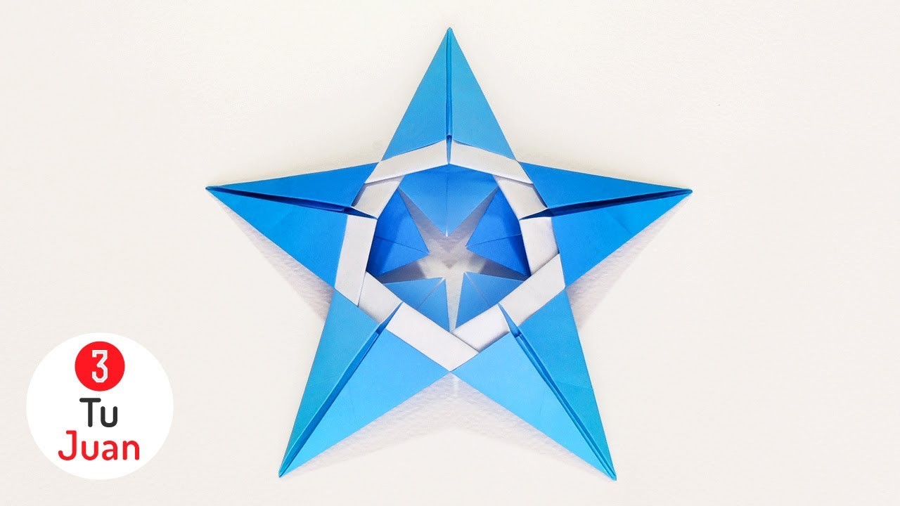 Estrella de Papel en Origami para Decorar o Regalar - Manualidades DIY ????