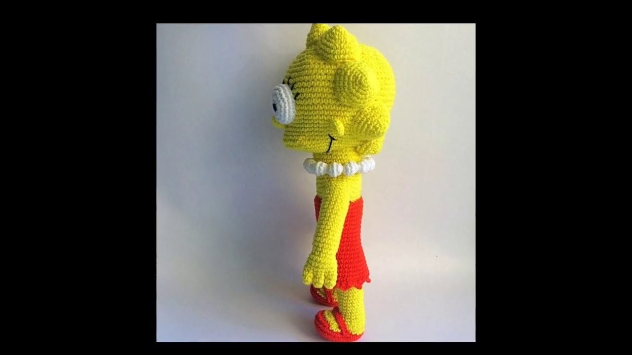 Lisa Simpson amigurumi tejida a crochet