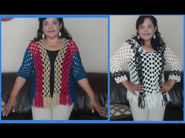 Mangas a crochet