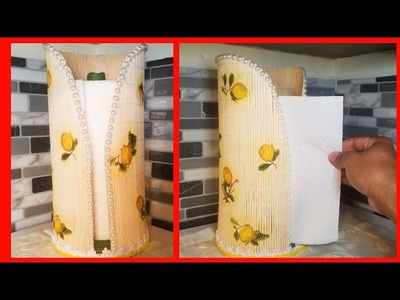 Porta Papel toalla de cocina hermoso y diferente |Porta Papel Toalha |Diy Paper Towel Holder