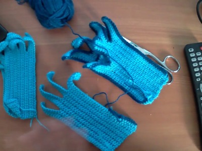 Segunda parte - LOS MEJORES Guantes de Crochet