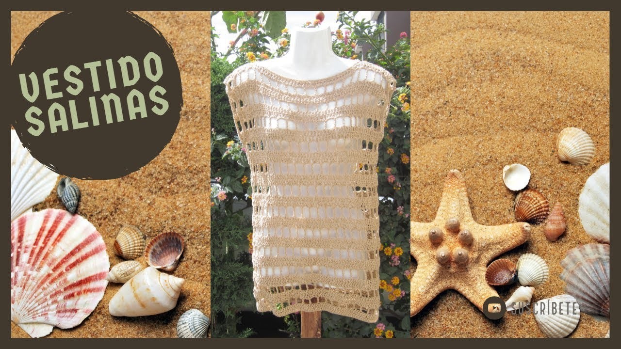 Vestido Salinas (de playa tejido a crochet) ????
