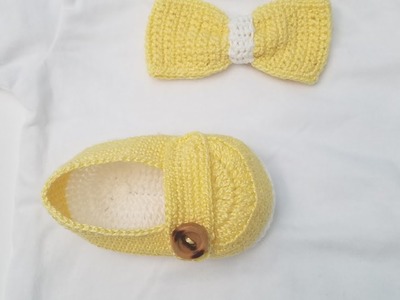 Zapatitos tejidos a crochet para bebés (0-3) meses