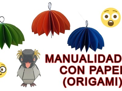 5 HERMOSAS MANUALIDADES CON PAPEL QUE DEBES HACER