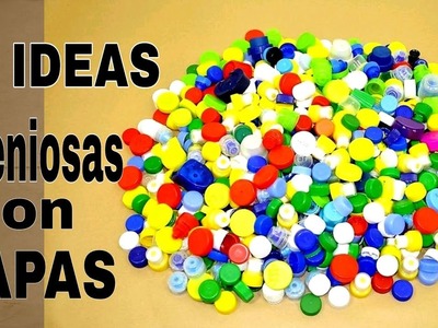 6 IDEAS INGENIOSAS CON TAPAS.RECICLADOS - Fabiana Marquesini - 153