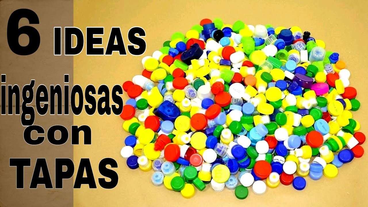 6 IDEAS INGENIOSAS CON TAPAS.RECICLADOS - Fabiana Marquesini - 153