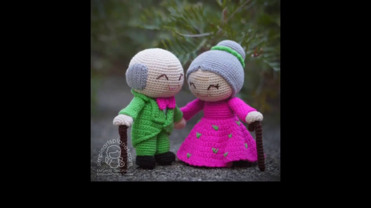 Abuelita amigurumi tejida a crochet grandmother amigurumi