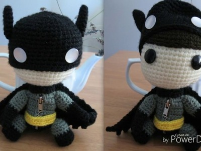 Batman amigurumi tejido a crochet amigurumi Batman 1