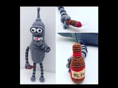 Bender futurama amigurumi tejido a crochet