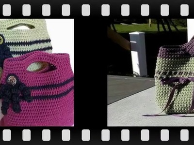 CARTERAS A GANCHILLO.BOLSOS CROCHET