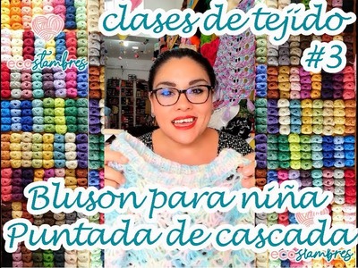 Clases de tejido con Magda Cuevas #3 Bluson para niña