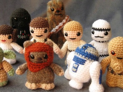 Darth Vader Star Wars amigurumi tejido a crochet