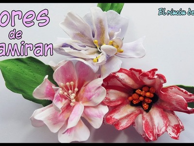 Flores de Foamiran #2-Foamerian - Manualidades Diy