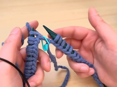 ¡Súper Simple! Cómo unir un tejido en circular en dos agujas