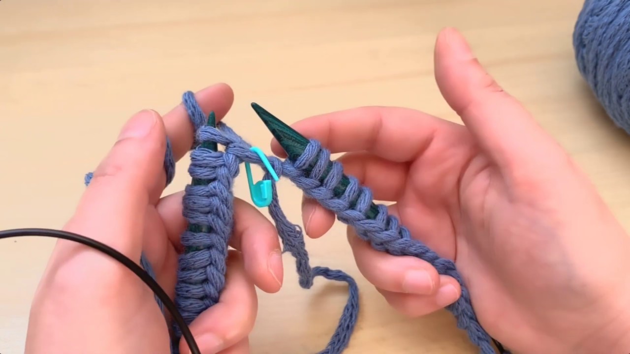 ¡Súper Simple! Cómo unir un tejido en circular en dos agujas