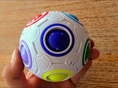 JUGUETE de MODA???? YJ Rainbow Ball Puzzle Cubo rubik redondo esfera para Niños