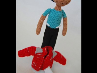 Michael Jackson amigurumi tejido a crochet