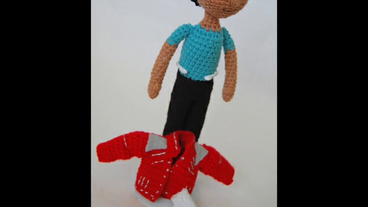 Michael Jackson amigurumi tejido a crochet