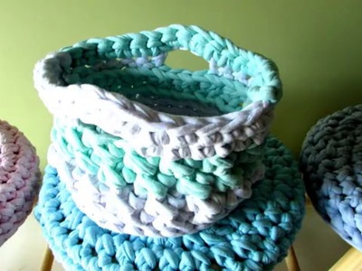 Módulo 45 PORTA TODO tejido con Totora ( tela ) en crochet .- ????