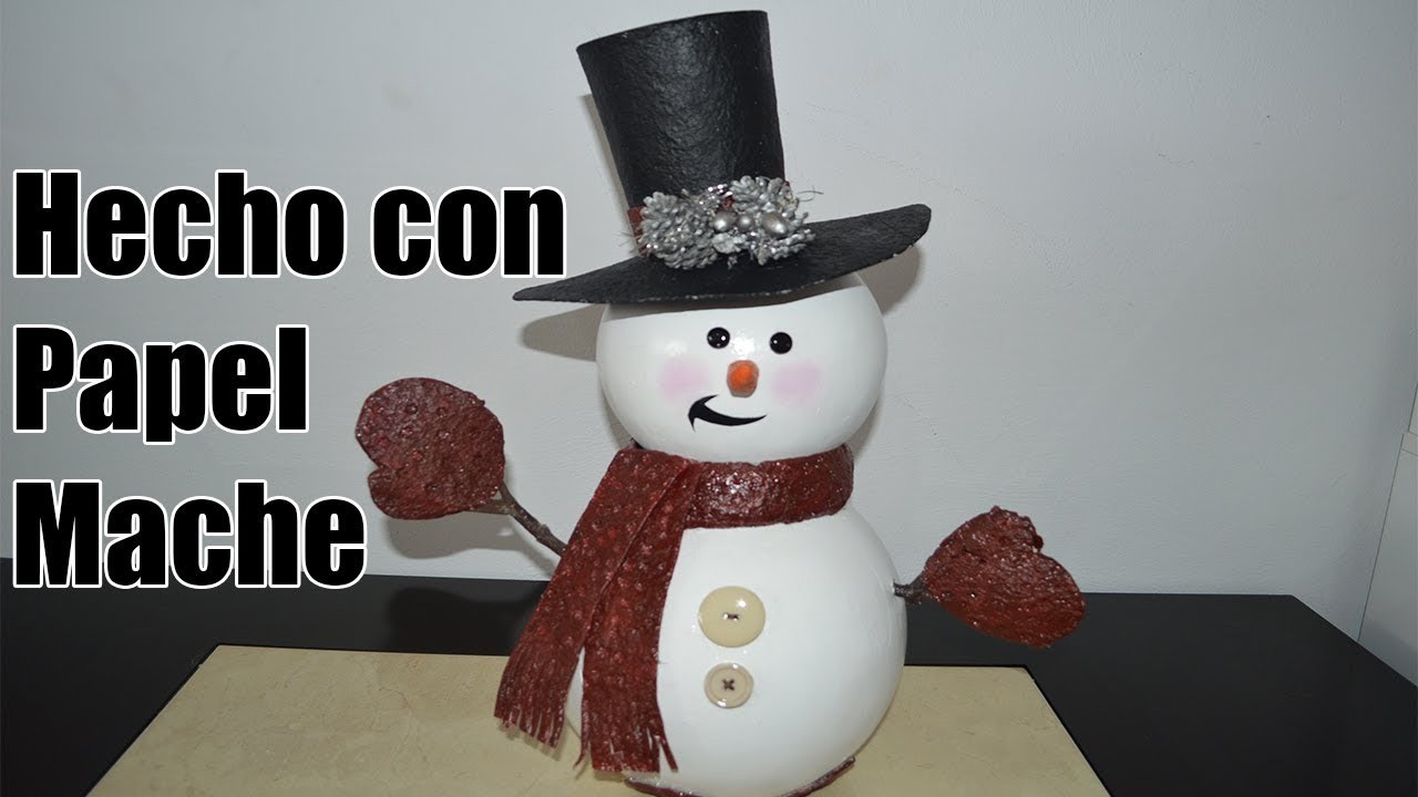 Muñeco de nieve falsa ceramica- Ceramic fake snowman- boneco de neve falso cerâmico