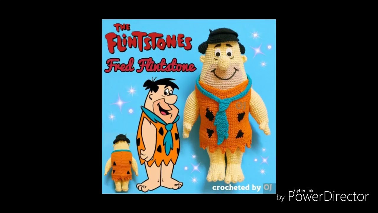 Pedro Picapiedra amigurumi tejido a crochet Fred Flintstone amigurumi