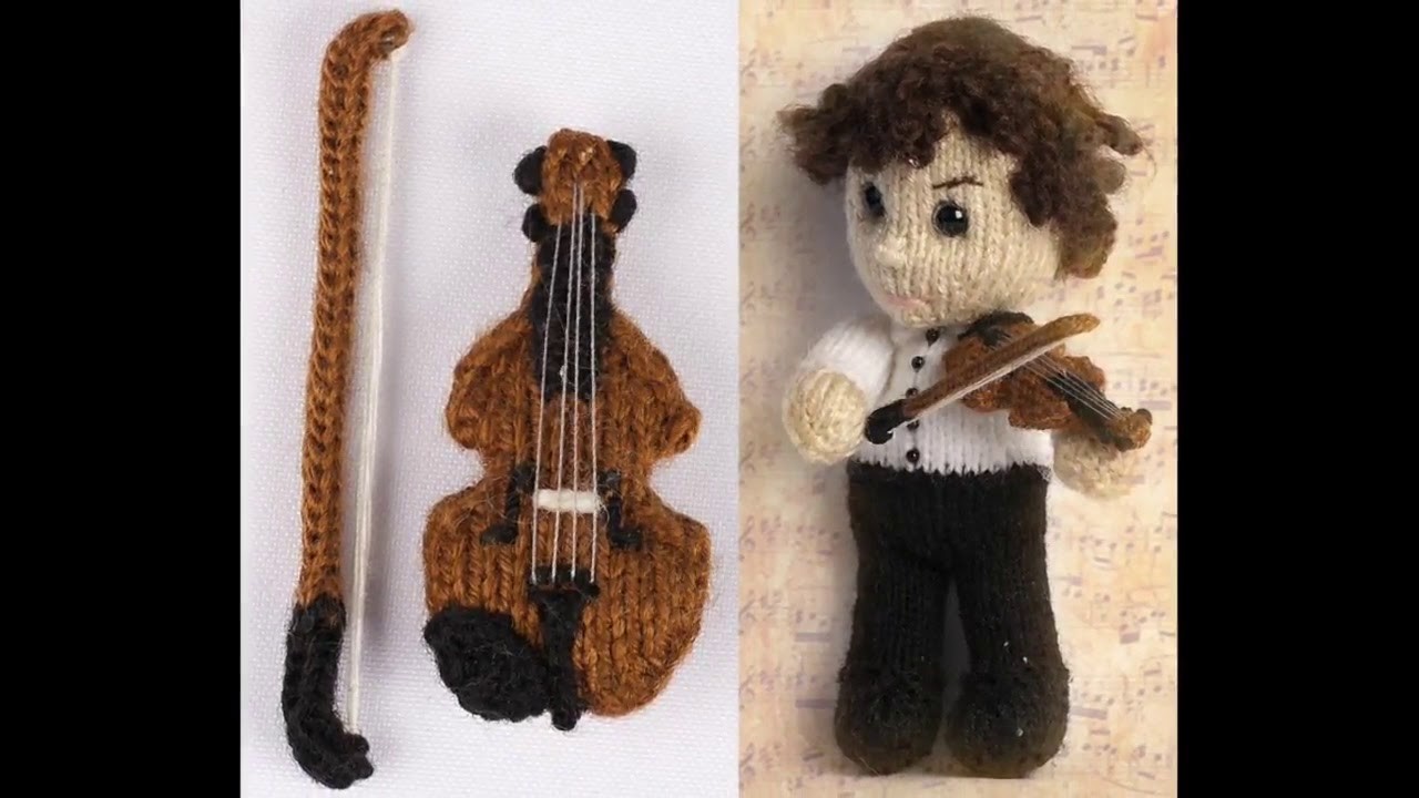 Violin amigurumi tejido a crochet amigurumi violin