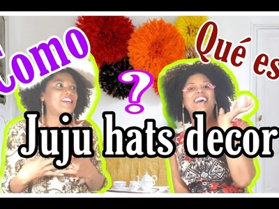 2019 African JUJU HATS diy.COMO HACER UN JUJU HATS.how to make a juju hat feather wall hanging????