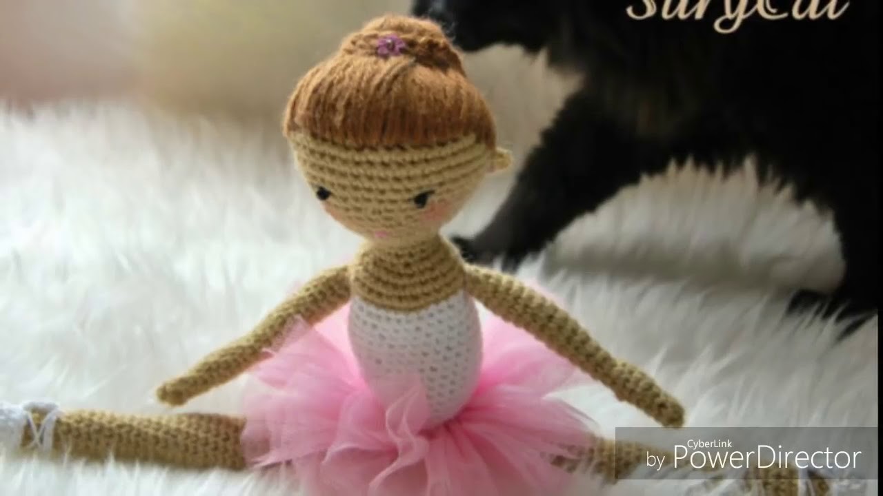 Bailarina de ballet amigurumi tejida a crochet ballerina amigurumi