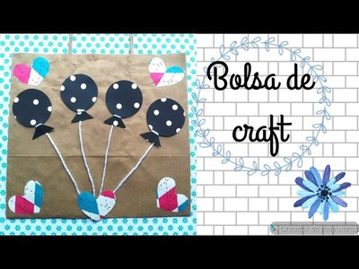 BOLSA DE PAPEL KRAFT DECORADA