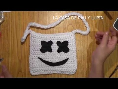 BOLSA O ALMOHADA TEJIDA A CROCHET DE MASHMELLO FORTNITE, MUY FÁCIL