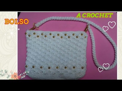BOLSO TEJIDO A CROCHET PASO A PASO