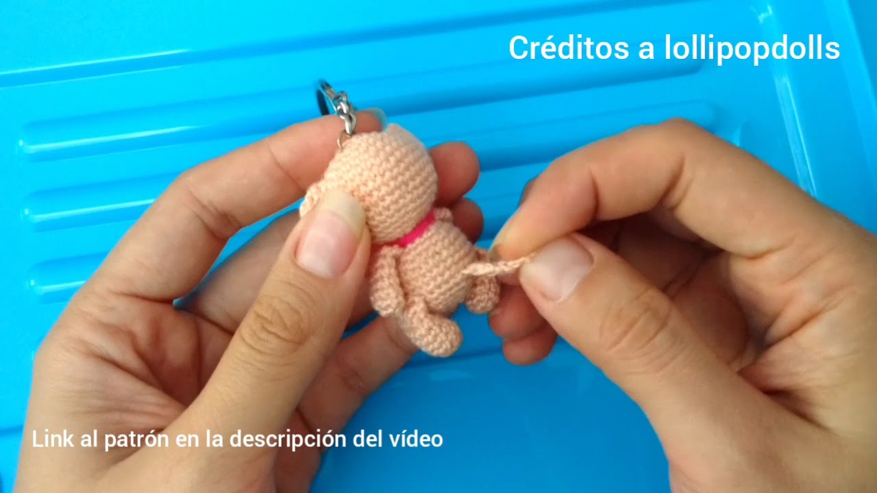 Cerdito.chancho.puerco llavero amigurumi #lollipopdolls