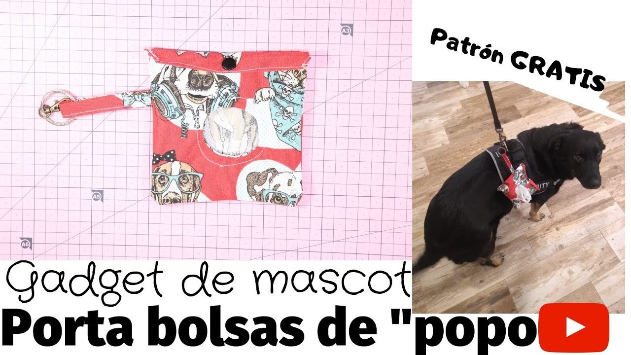 Cómo hacer un porta bolsas recoge popo para nuestras mascotas | COSTURA DIY | Tutorial paso a paso