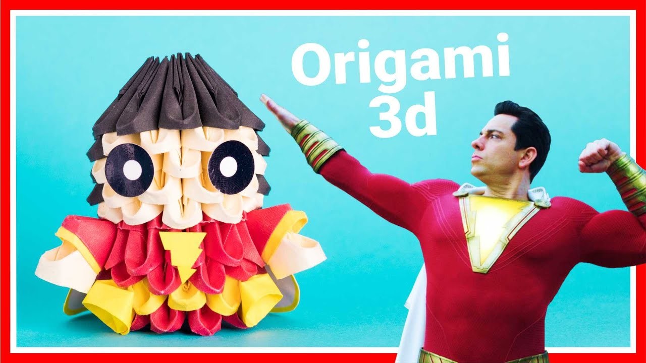 Cómo Hacer un Shazam de Origami 3d   Tutorial