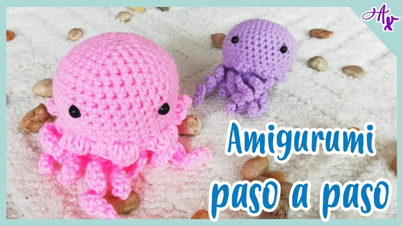 ✨ ¿Cómo hacer una medusa? | Tutorial fácil,  Amigurumi #2
