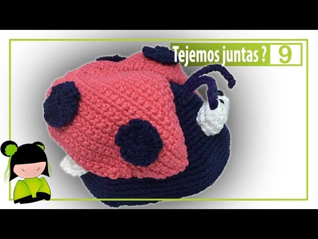 Como tejer una mariquita CON COFRE SECRETO DENTRO! 9 amigurumi